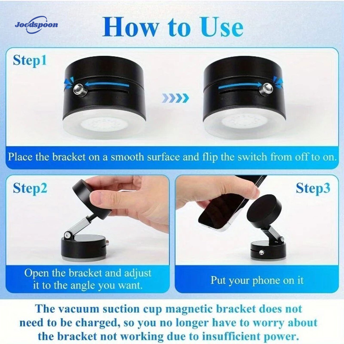 FOLDABLE MAGNETIC PHONE MOUNT | DESK & CAR