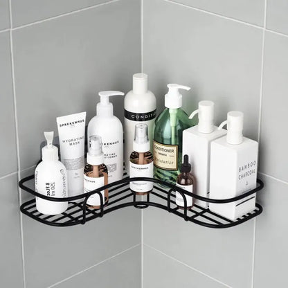 2PCs Corner Shower Caddy, No Drilling Wall Mounted, Rustproof Bathroom Shelf Organi.