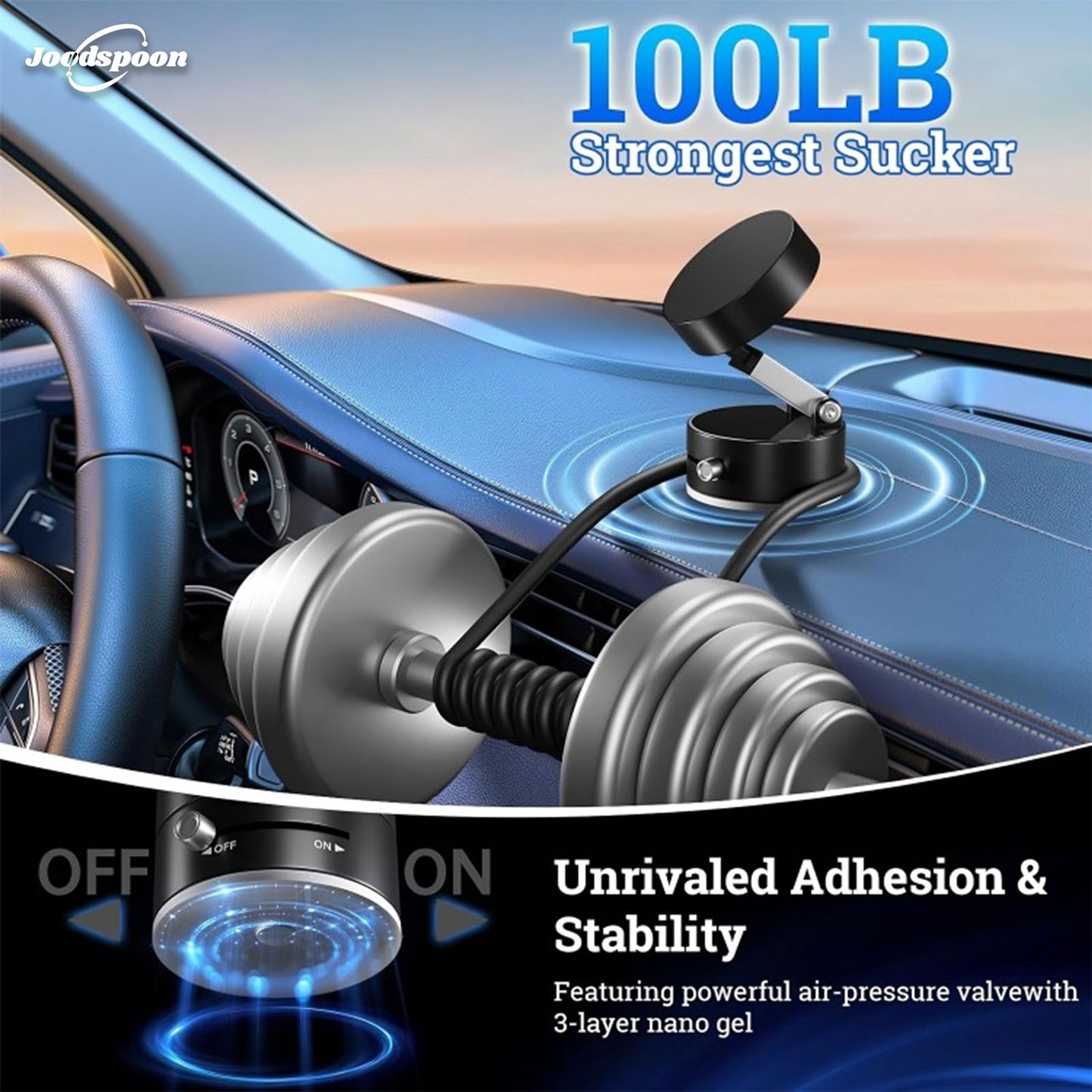 FOLDABLE MAGNETIC PHONE MOUNT | DESK & CAR