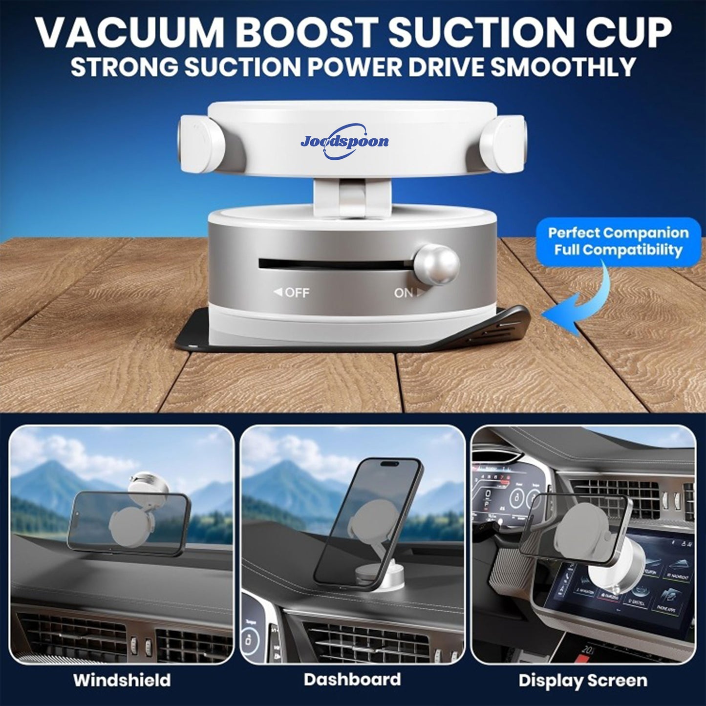 FOLDABLE MAGNETIC PHONE MOUNT | DESK & CAR