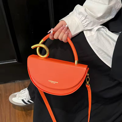 Leather Handbag Luxury Brand Lady Shoulder Bags