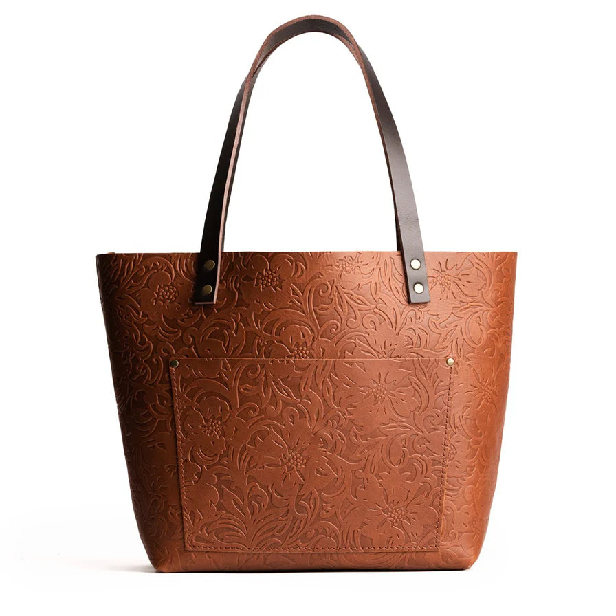 Classic Leather Tote Bag