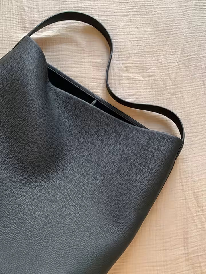 Leather Large Capacity Tote Bag Women's 2025 New Light Luxury .