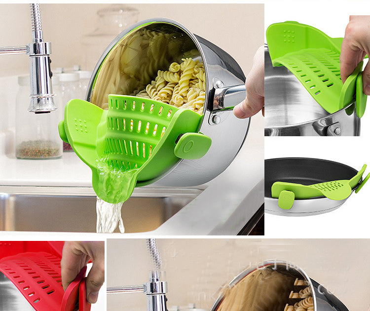 Silicone Kitchen Colander Drain Rack