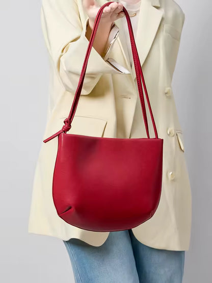 Shoulder Bag Versatile Handbag Leather Crossbody Bag