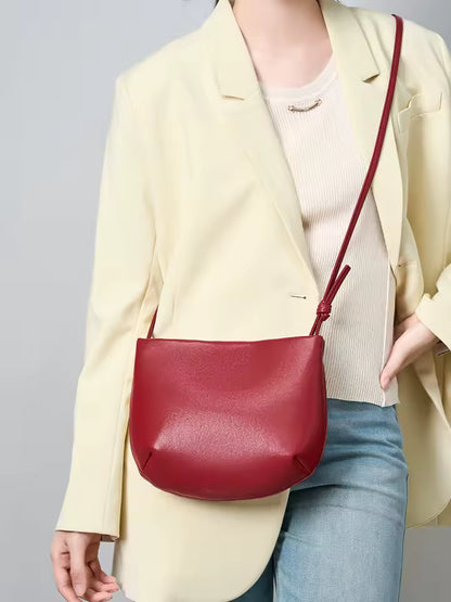 Shoulder Bag Versatile Handbag Leather Crossbody Bag
