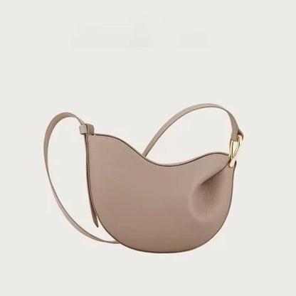 New Small Design Under Arms, Simple Leather Strap Bag For Women, 2025.