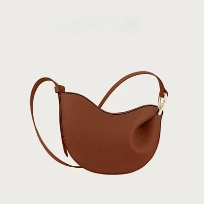 New Small Design Under Arms, Simple Leather Strap Bag For Women, 2025.