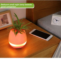 Bluetooth Speaker Planter Light